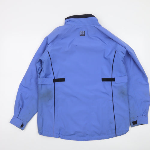 ProQuip Men's Blue Waterproof Rain Jacket Size S Golf Outerwear