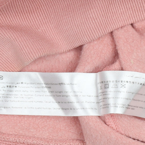 Jack Wills Womens Pink Hooded Pullover Sweatshirt UK 12 Hoodie