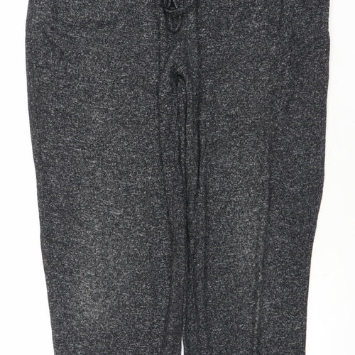 Brave Soul Women's Grey Knit Jogger Trousers Size M