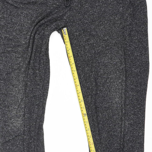 Brave Soul Women's Grey Knit Jogger Trousers Size M