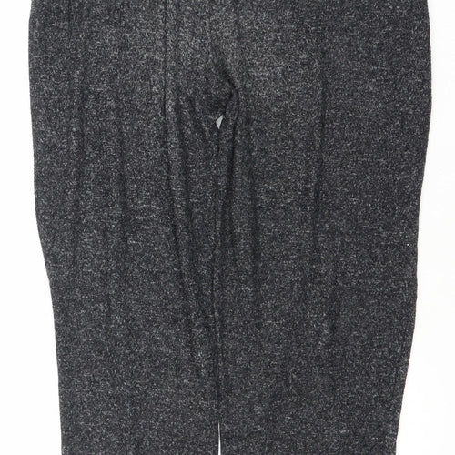 Brave Soul Women's Grey Knit Jogger Trousers Size M