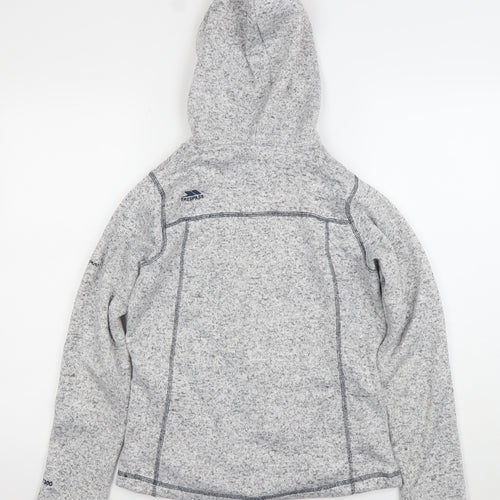 Trespass Womens Grey Full Zip Hoodie XS Polyester Fleece Outdoor