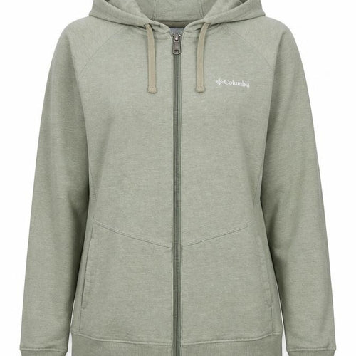 Columbia Womens Green Full Zip Hoodie Sweatshirt Size S