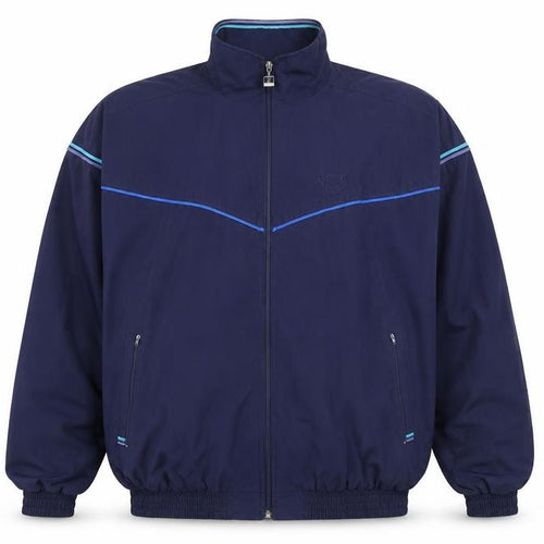 Rucanor Men's Blue L Windbreaker Jacket Lightweight Retro Sportswear