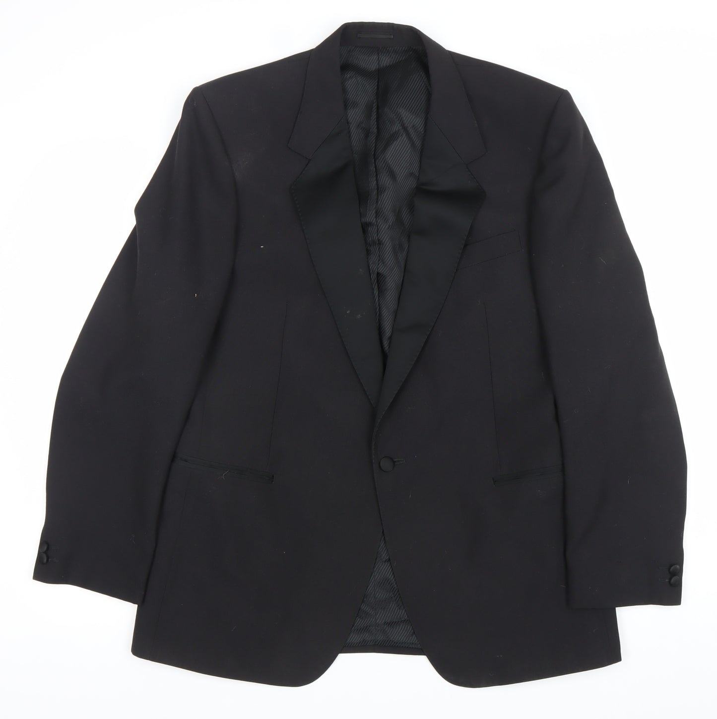 Magee Men's Black Wool 40R Shawl Lapel Tuxedo Jacket