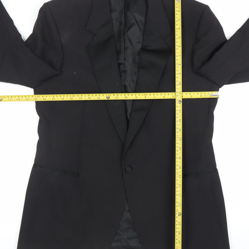 Magee Men's Black Wool 40R Shawl Lapel Tuxedo Jacket