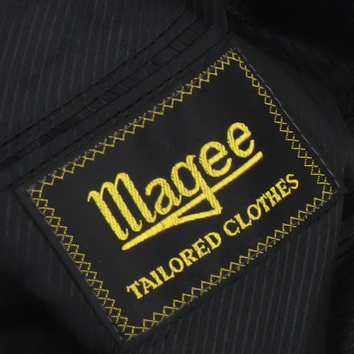 Magee Men's Black Wool 40R Shawl Lapel Tuxedo Jacket