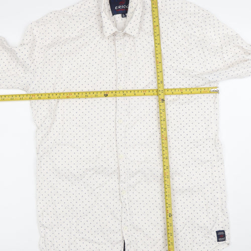 Erick Fashion Club Men's White XL Formal Cotton Dress Shirt