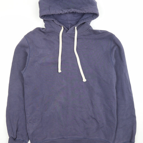 Jack Wills Men's Blue XS Pullover Hoodie with Logo Print