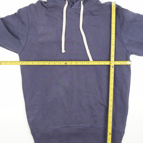 Jack Wills Men's Blue XS Pullover Hoodie with Logo Print
