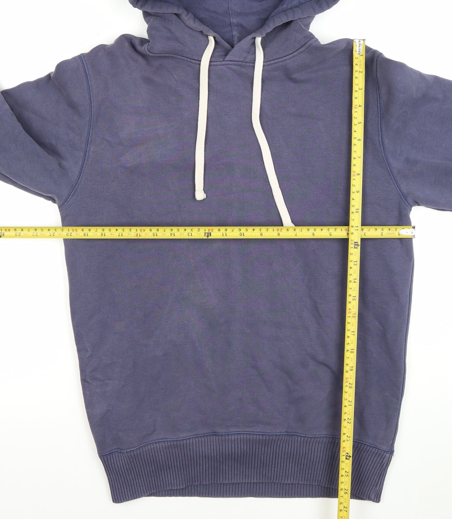 Jack Wills Men's Blue XS Pullover Hoodie with Logo Print