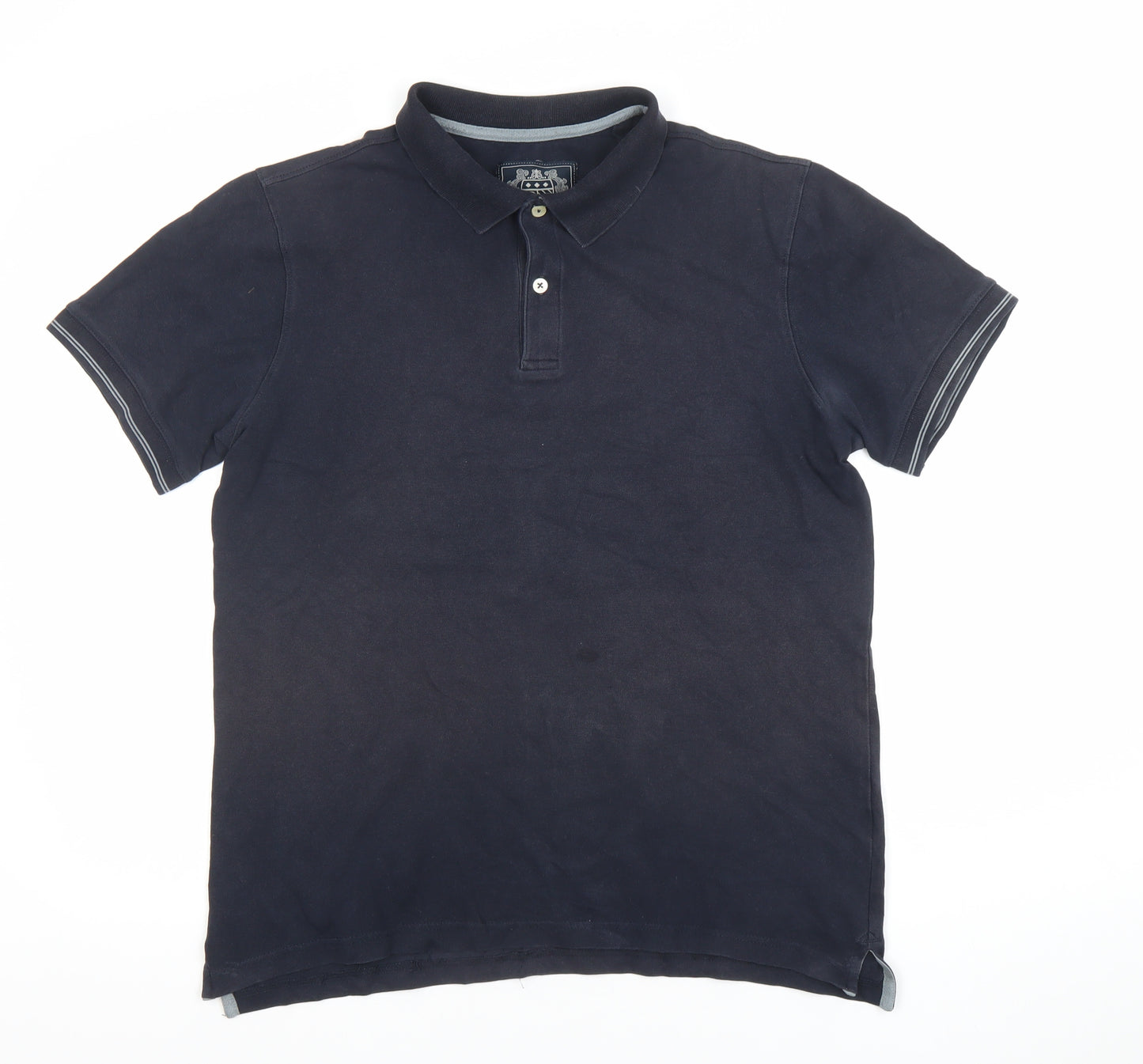 Paul Costelloe Living Men's Black Cotton Polo Shirt Size L