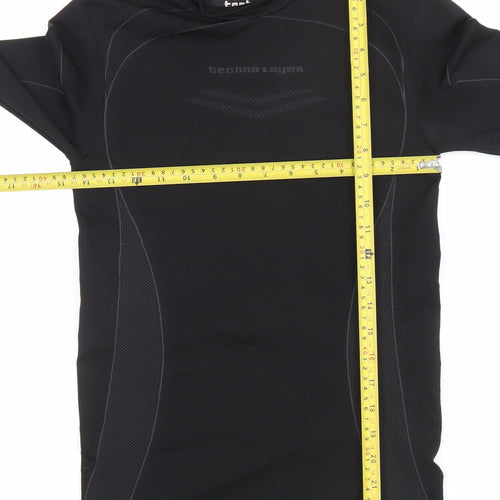 Techno Layer Womens Black M Athletic Pullover Long Sleeve Base Layer Top