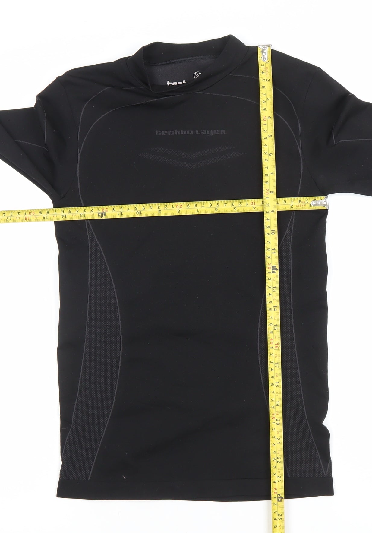 Techno Layer Womens Black M Athletic Pullover Long Sleeve Base Layer Top