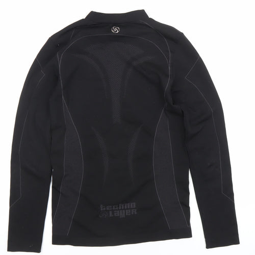 Techno Layer Womens Black M Athletic Pullover Long Sleeve Base Layer Top