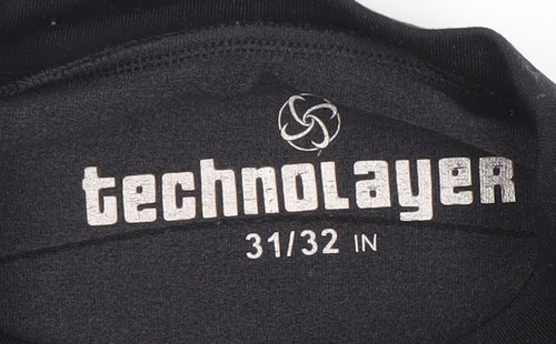 Techno Layer Womens Black M Athletic Pullover Long Sleeve Base Layer Top