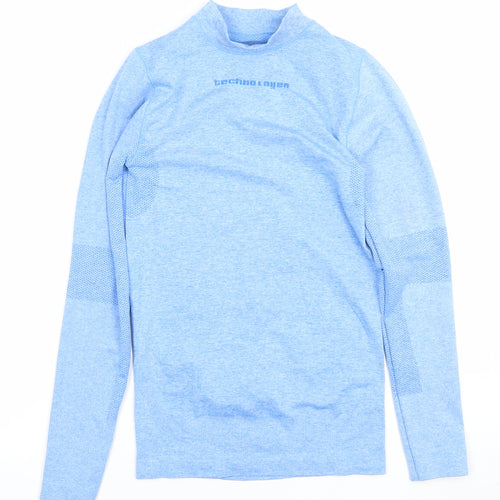 Technolayer Women Blue Long Sleeve Athletic Fit Activewear Top S