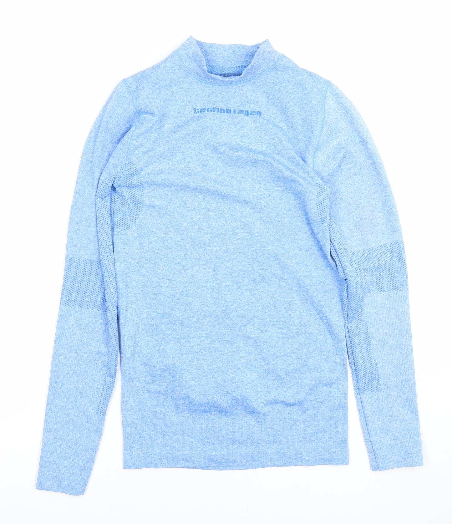 Technolayer Women Blue Long Sleeve Athletic Fit Activewear Top S