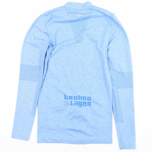 Technolayer Women Blue Long Sleeve Athletic Fit Activewear Top S