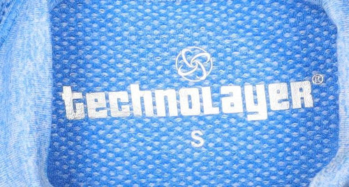 Technolayer Women Blue Long Sleeve Athletic Fit Activewear Top S