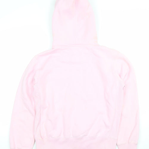 Russell Athletic Womens Pink Pullover Hoodie Size L Cotton