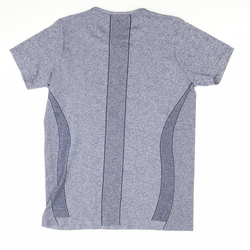 Dunnes Stores Women Blue Performance Sport Short Sleeve T-Shirt Size L