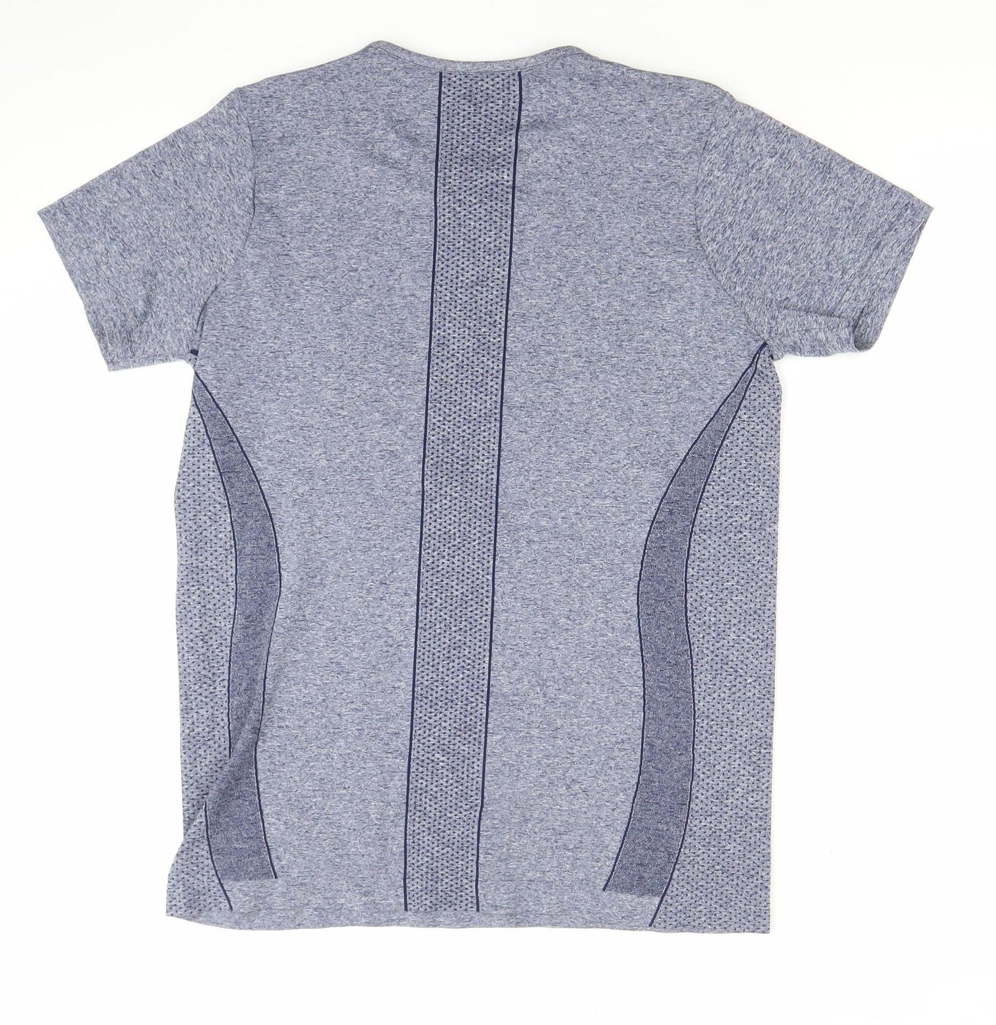 Dunnes Stores Women Blue Performance Sport Short Sleeve T-Shirt Size L