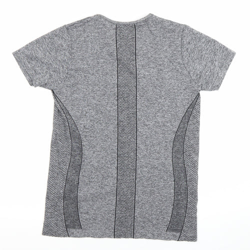 Dunnes Stores Women Grey Athletic T-Shirt Size M Moisture Wicking