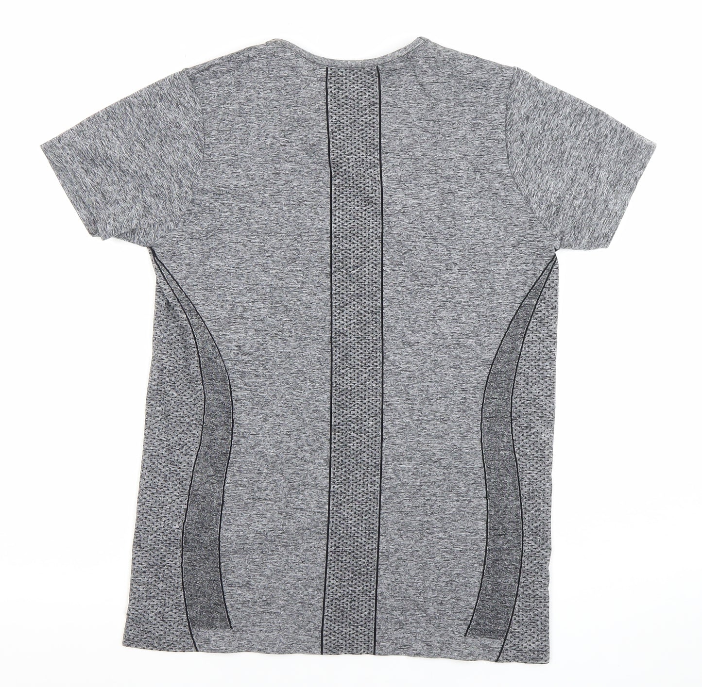 Dunnes Stores Women Grey Athletic T-Shirt Size M Moisture Wicking