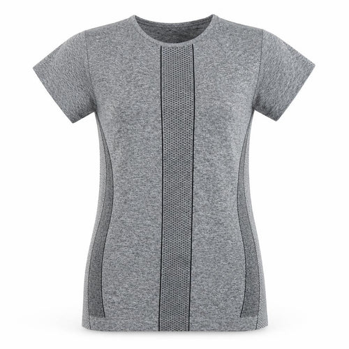 Dunnes Stores Women Grey Athletic T-Shirt Size M Moisture Wicking