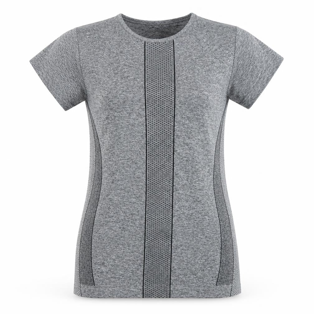 Dunnes Stores Women Grey Athletic T-Shirt Size M Moisture Wicking