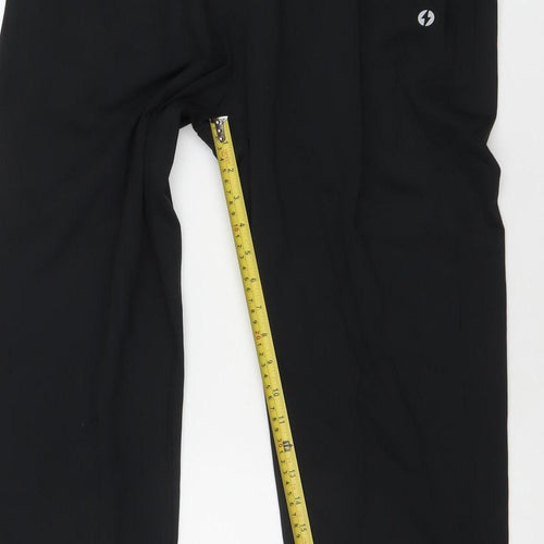 Powercut Men's Black Medium Slim Fit Jogger Activewear Trousers