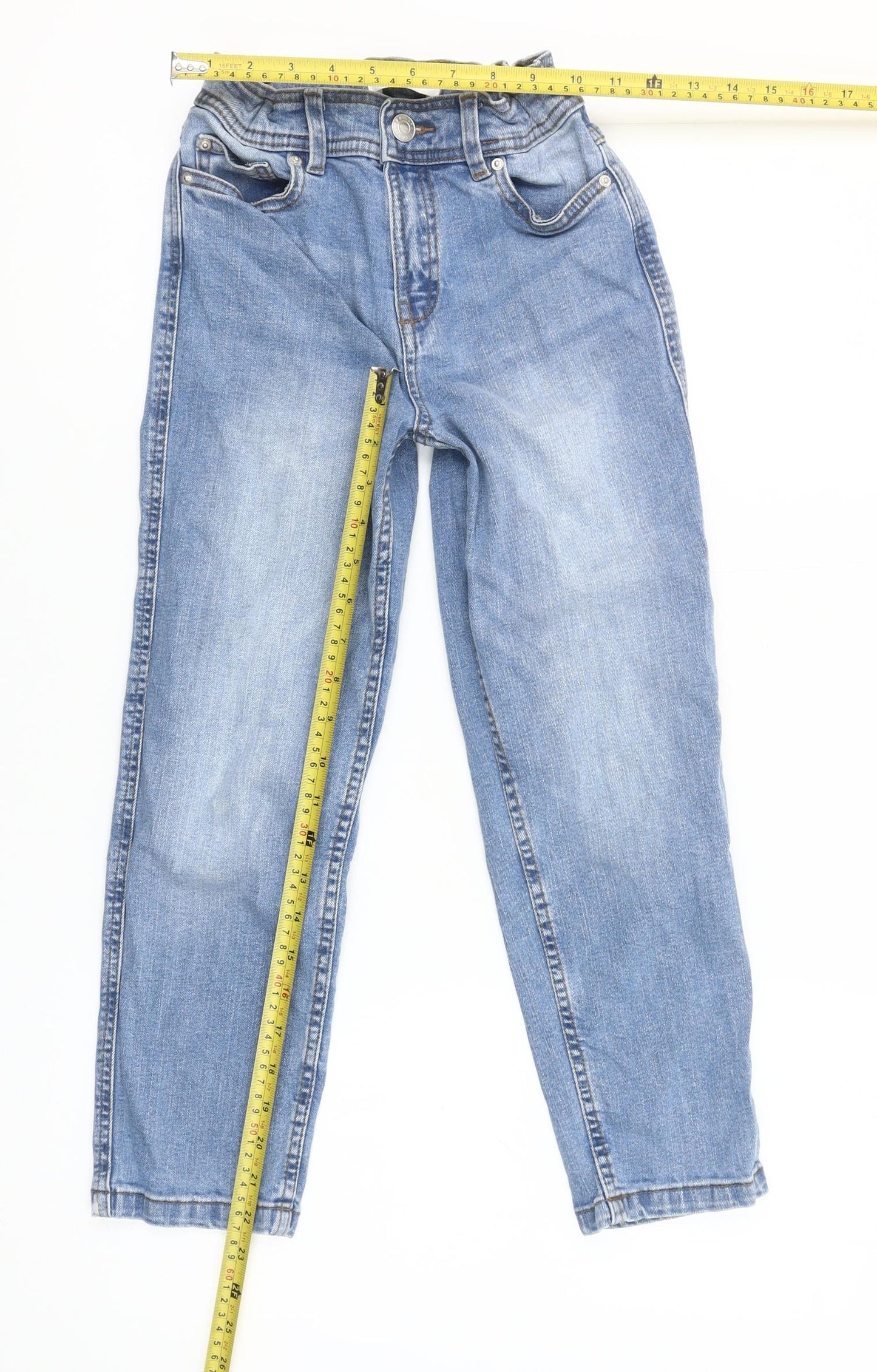 Leigh Tucker Willow Girls Blue Straight Leg Denim Jeans 8-9 Years
