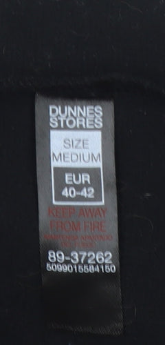 Dunnes Stores Womens Black Cropped T-Shirt Size 12