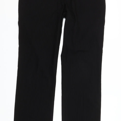 River Island Men's Black 36R Regular Fit Dress Pants Trousers