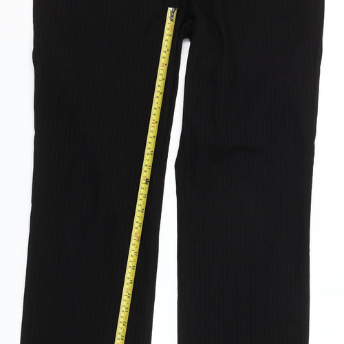 River Island Men's Black 36R Regular Fit Dress Pants Trousers