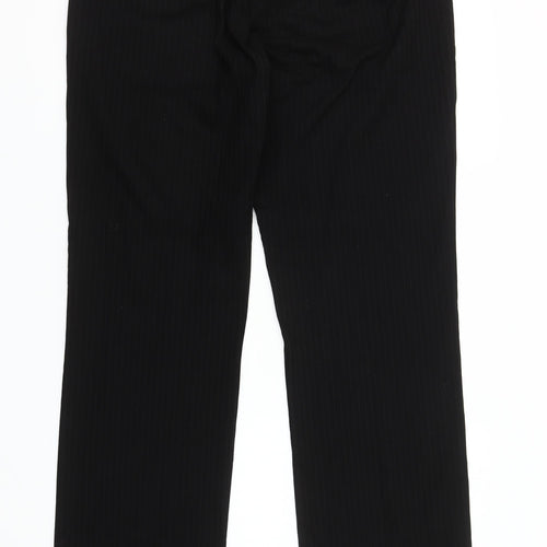 River Island Men's Black 36R Regular Fit Dress Pants Trousers