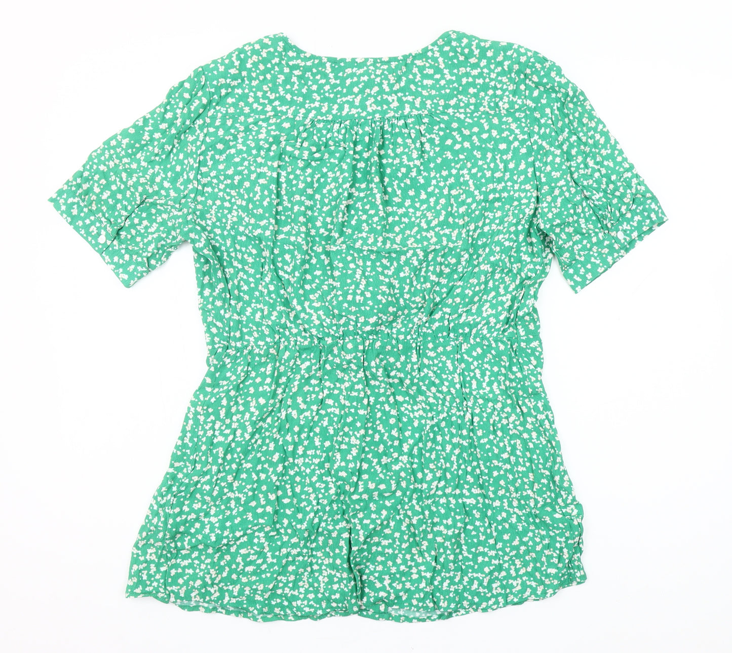 Seraphine Women’s Green Floral Viscose Maternity Blouse UK 12