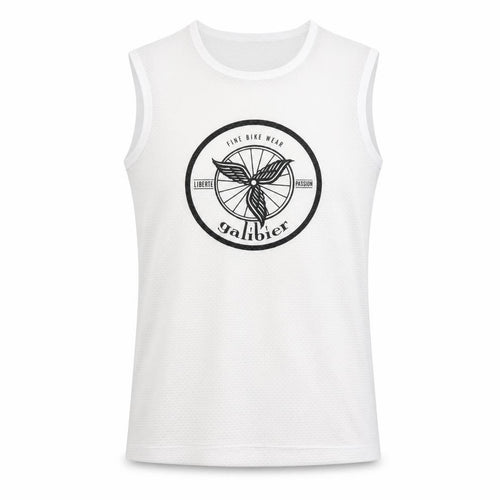 Galibier Womens White Sleeveless Sports Tank Top Size S