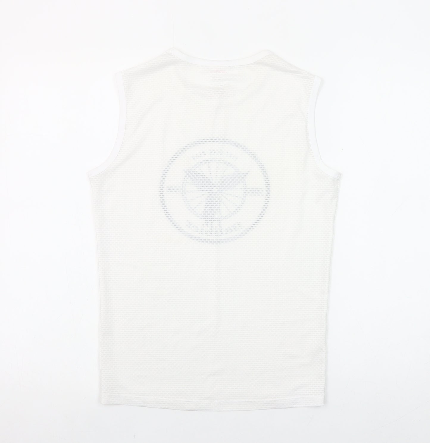 Galibier Womens White Sleeveless Sports Tank Top Size S