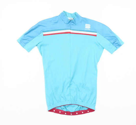 Sportful Women's Blue XS Cycling Jersey Top Lightweight Breathable