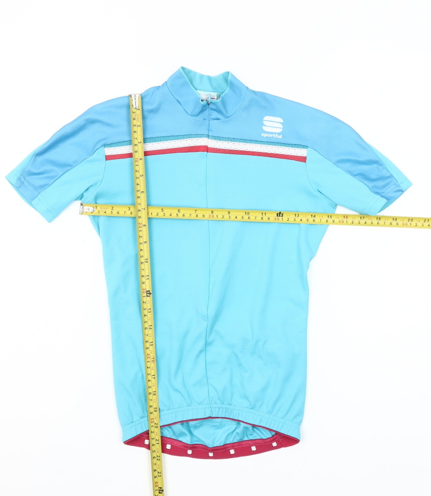 Sportful Women's Blue XS Cycling Jersey Top Lightweight Breathable