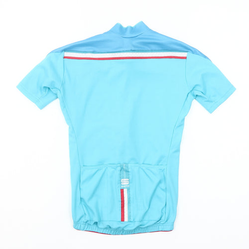 Sportful Women's Blue XS Cycling Jersey Top Lightweight Breathable