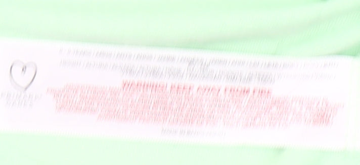 Sonic The Hedgehog Girls Green Graphic T-Shirt Short Sleeve 5-6 Years