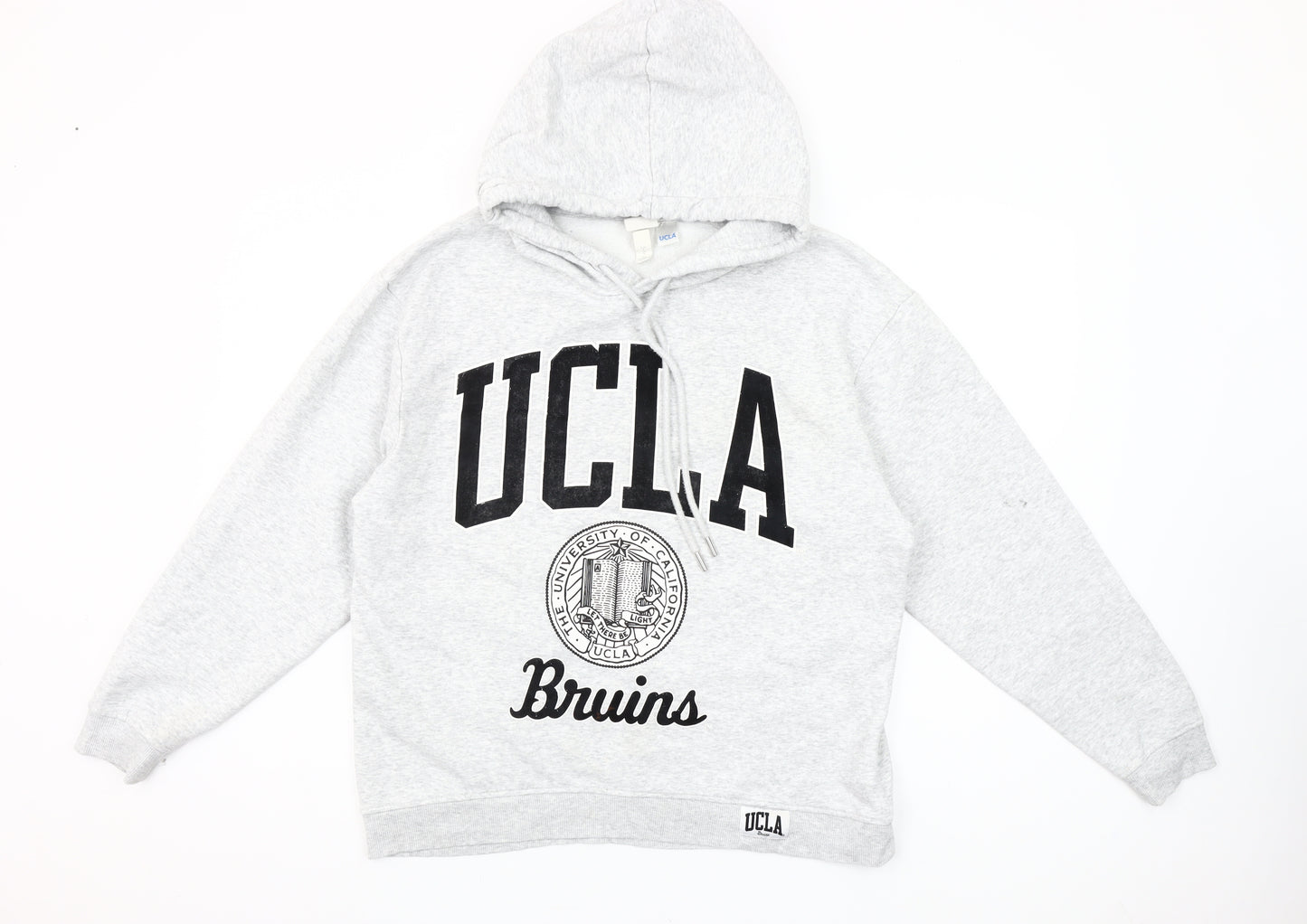 H&M Women’s Grey UCLA Bruins Hoodie Small Cotton Blend Sweatshirt