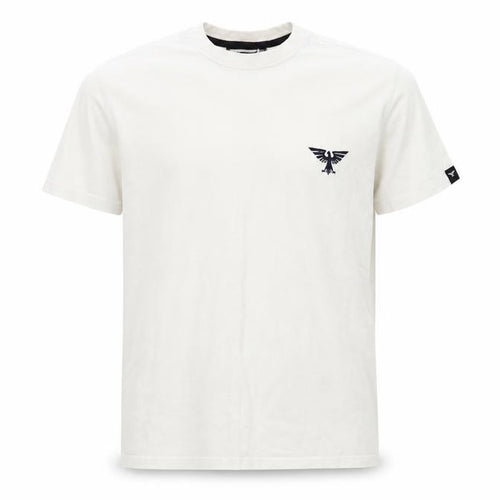 Phenix Men’s White Cotton Stretch Crew Neck Logo T-Shirt Size M