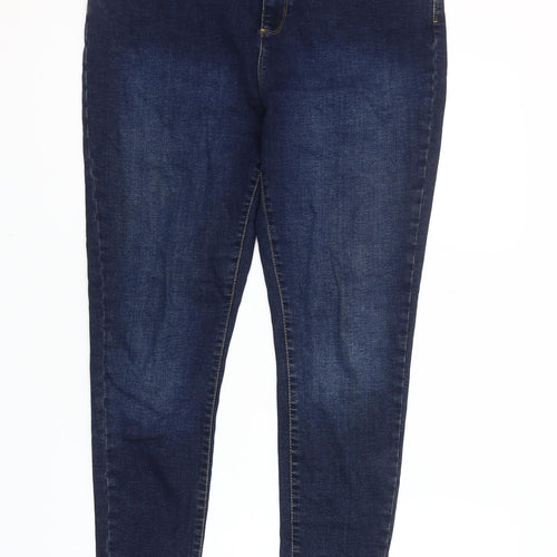 Very Women’s Blue Skinny Jeans Size 27 Short Denim Stretch