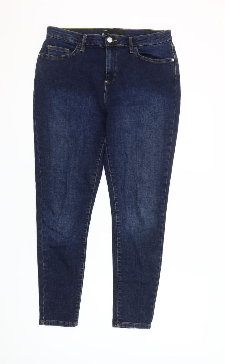 Very Women’s Blue Skinny Jeans Size 27 Short Denim Stretch