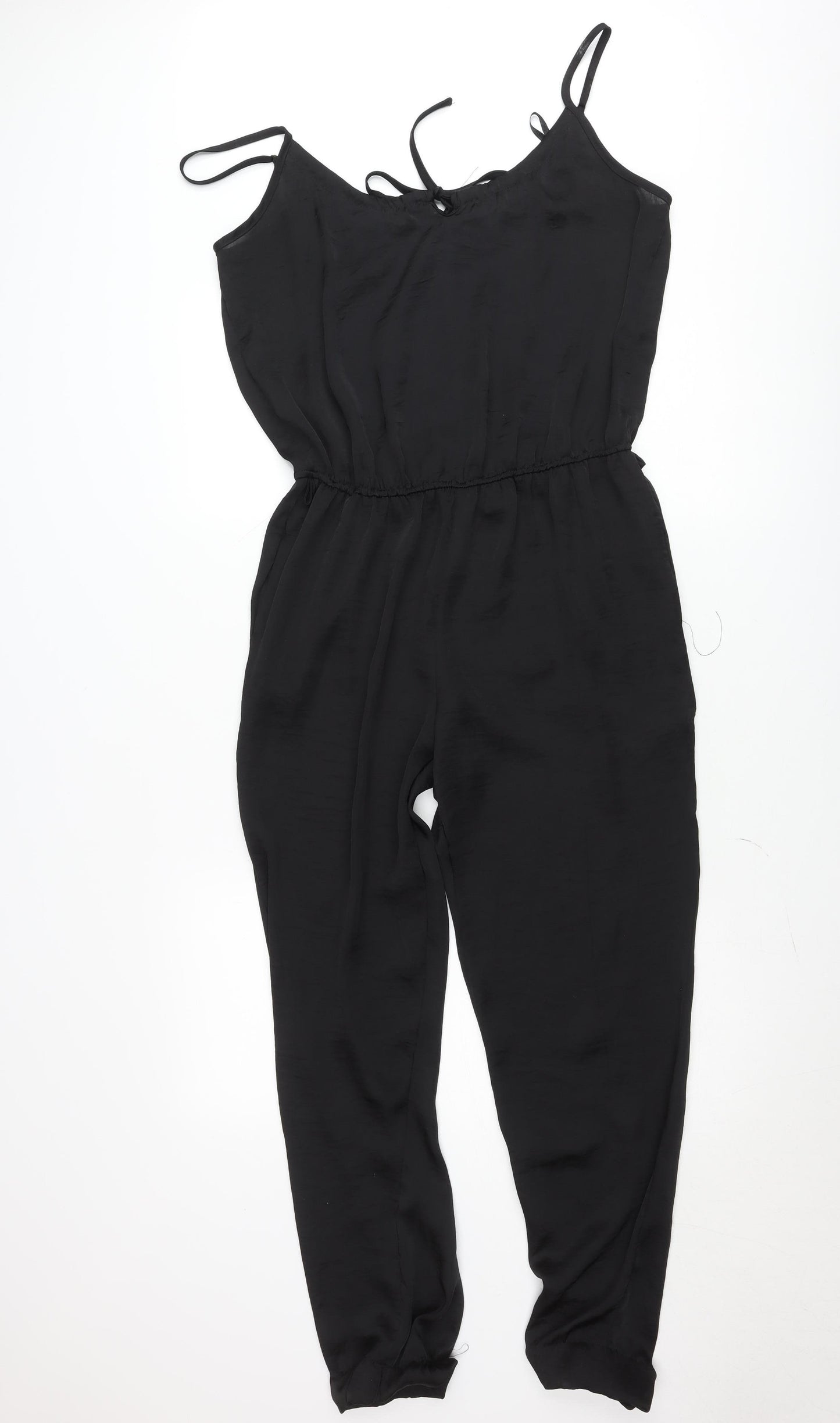 New Look Women Black Size 12 Sleeveless Jumpsuit Lightweight Summer Style