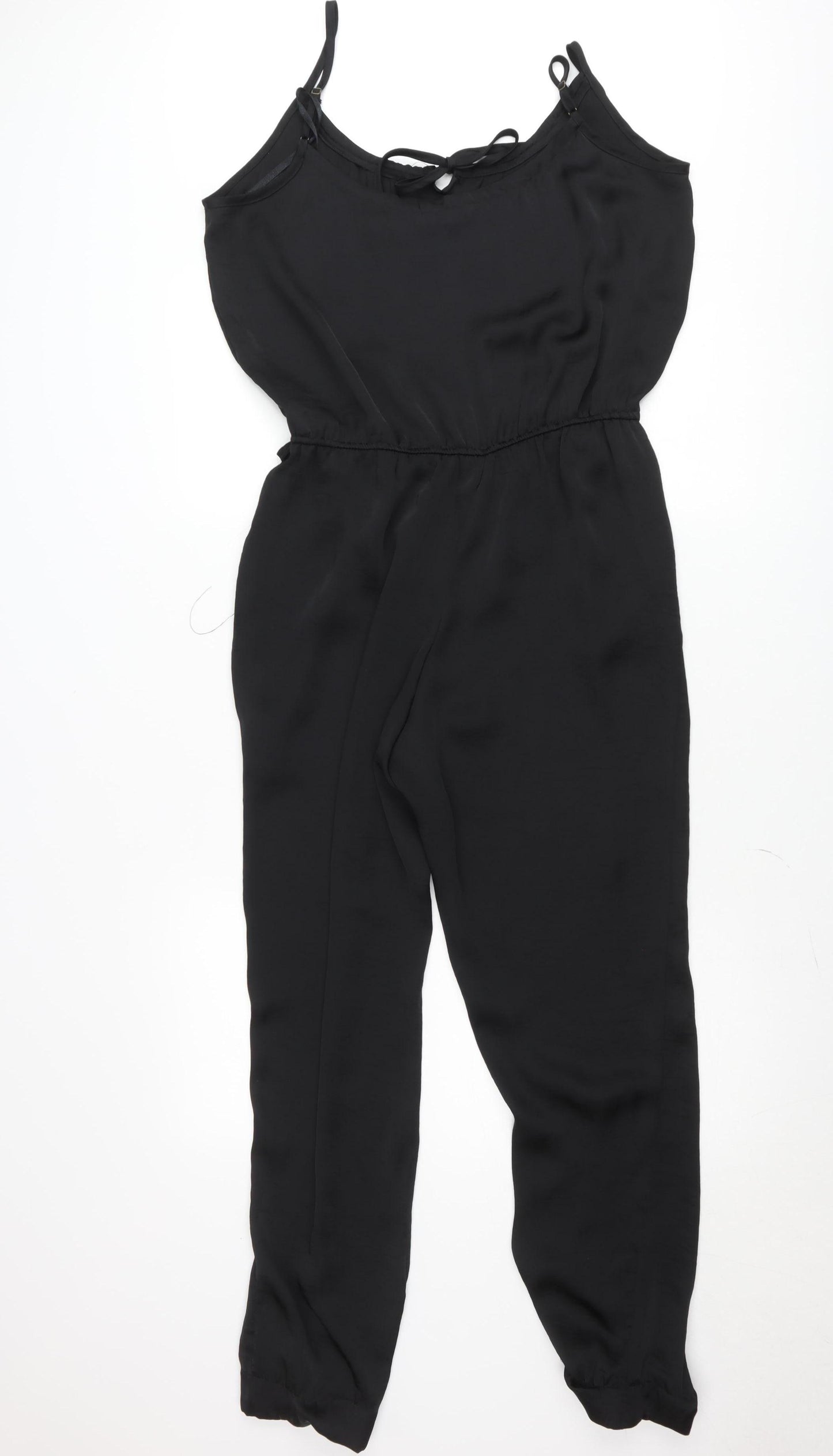 New Look Women Black Size 12 Sleeveless Jumpsuit Lightweight Summer Style